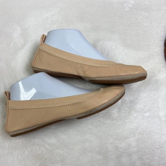 Yosi Samra Samara Foldable Ballet Flat in Ballet Pink Leather, size 7 - Picture 4 of 9